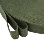 Тесьма (лента) киперная (100 х/б) 20 мм / 45.72 метра, 22 зеленый хаки, 6190-2026