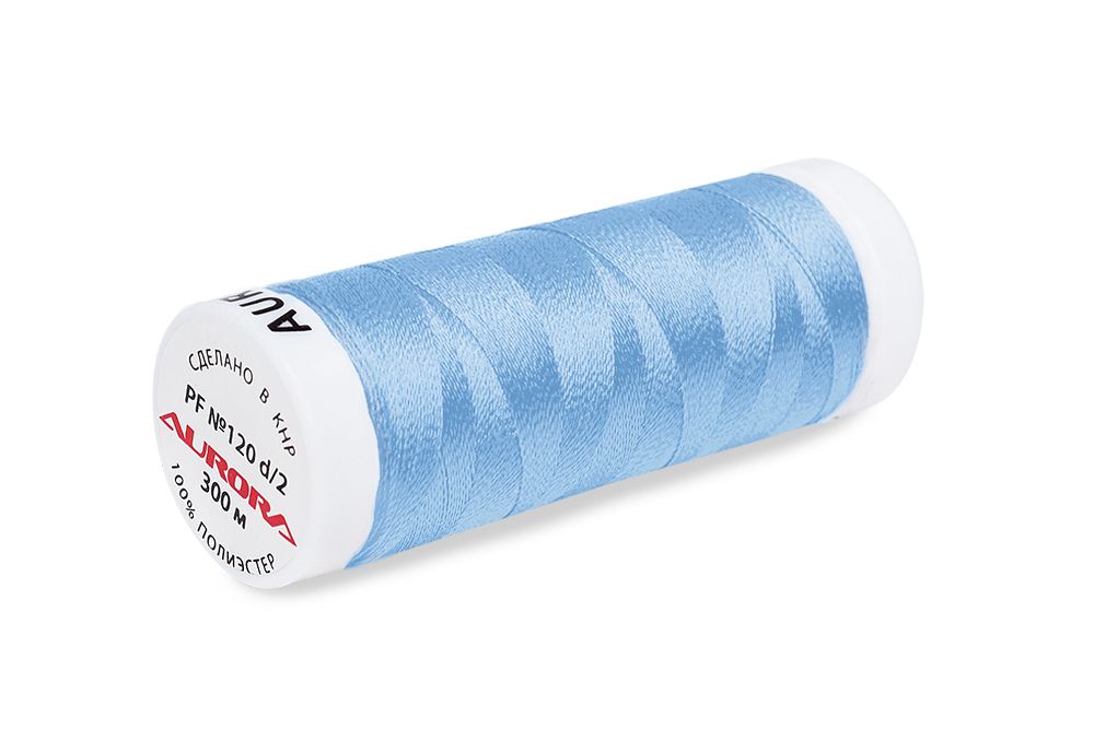 Нитки для креативных работ Aurora №120, 300 м, цв. PF362, 5 катушек
