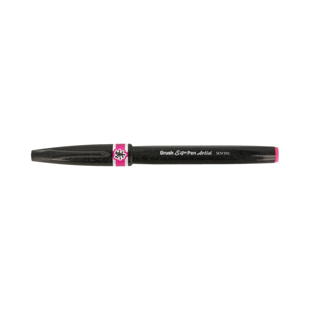 Браш пен Pentel Brush Sign Pen Artist, ultra-fine 0.5-5 мм, кисть/круглое тонкое, SESF30C-PX розовый