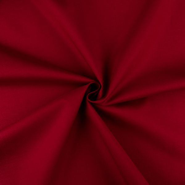 Ткань для пэчворка Peppy Краски жизни Люкс, рулон 112 см / 5 метров, 19-1557 т.красный, Peppy