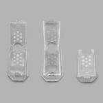 Наконечник для шнура пластик 13х9 мм, ПП, прозрачный, 100 шт