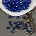 Бусины акрил ⌀8 мм, цв. 30 василек, 50 г, Magic4Hobby