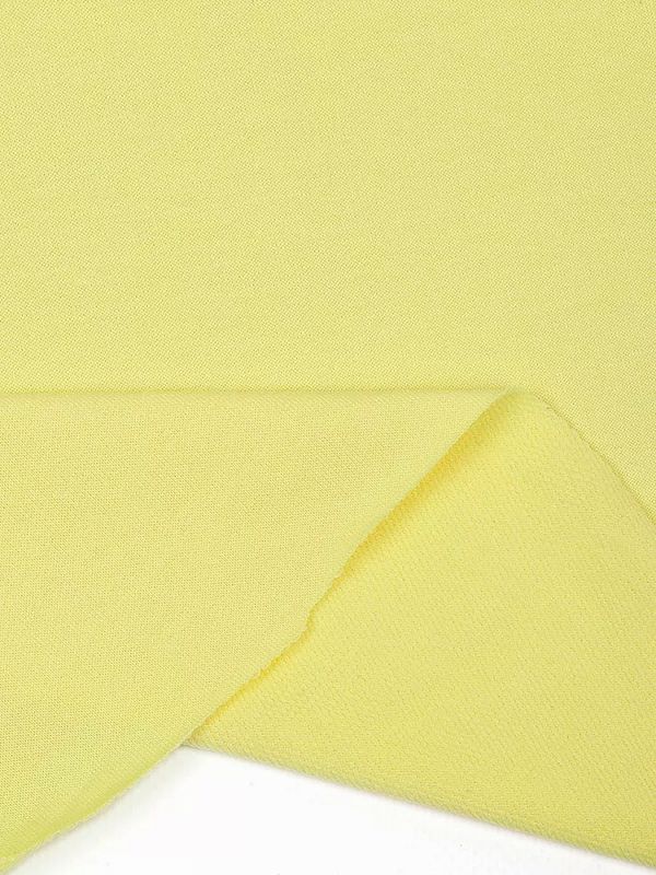 Футер 2х нитка петля Поливискоза стрейч 220г Small French Terry цв.S802 желтый в нарезке 1м