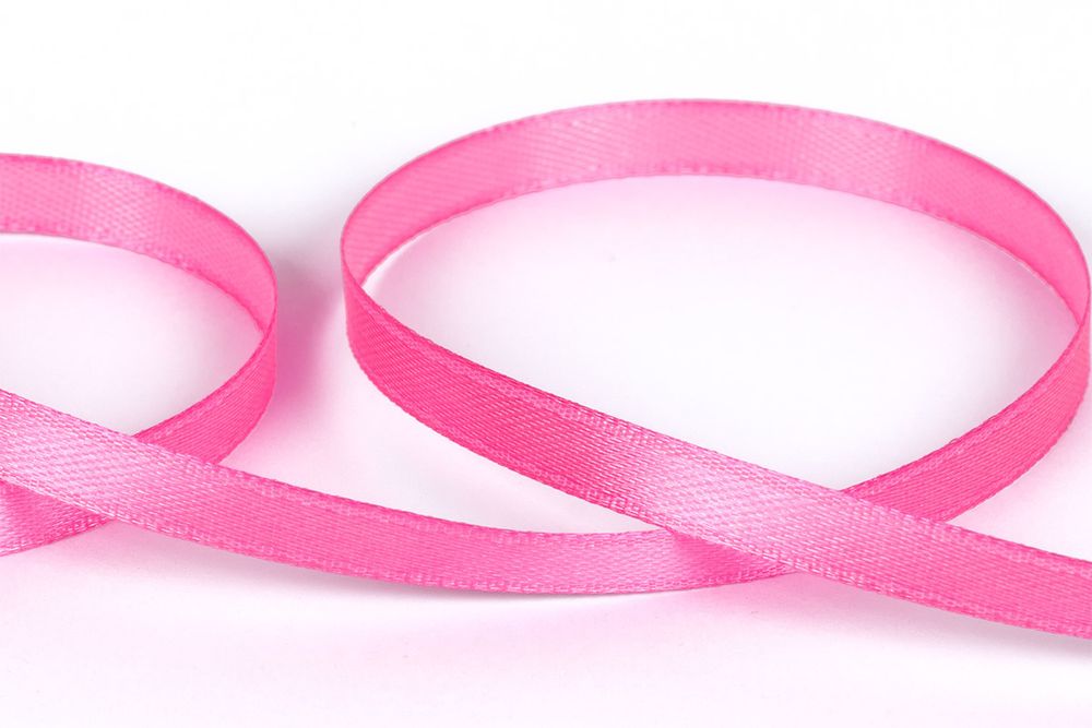 Лента атласная 1-сторонняя 6.0 мм / 33±2 метра, №516N(16-2125) бледно-розовый, Gamma