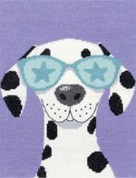 Набор для вышивания нитками Panna NK-7541, Далматинец, 19х25 см