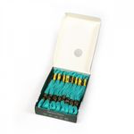 Мулине ПНК им.Кирова цв.3510 зеленый, 24 мотка по 8 метров