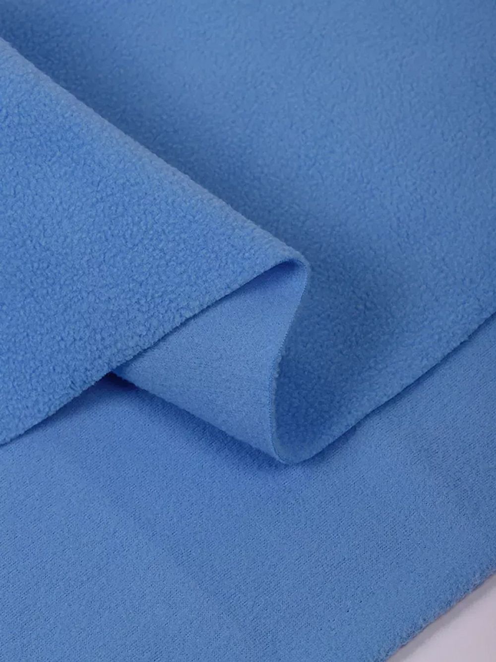 Флис 2-сторонний 190 г/м², 150 см / 10 метров, N-TBY-0059-331, цв.F331 тем.голубой