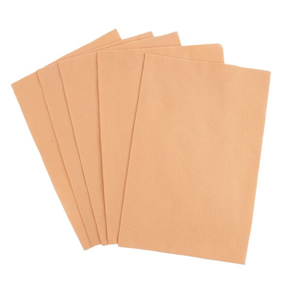 Фетр листовой 1 мм, 20х30 см, 5 шт, 100 персиковый, Blitz FKC10-20/30