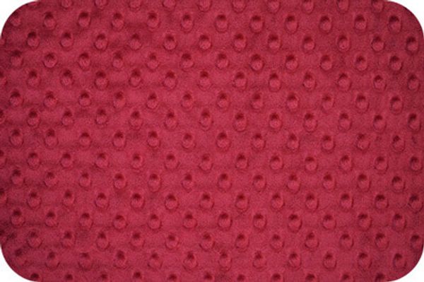 Плюш (ткань) Peppy Cuddle Dimple 455 г/м², 48х48 см, CRIMSON