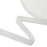 Стропа (ременная лента) 20 мм / 50 метров, толщ. 1.1 мм, [10 г/пог.м], 100% п/п, 01-1 белый, Gamma G-20 W
