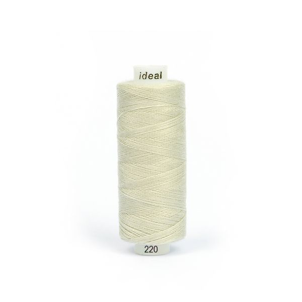 Нитки швейные бытовые Ideal 40/2, 366 м / 10 кат., 220 серый