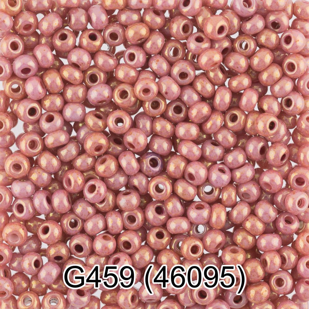 Бисер Gamma 10/0 (2.3 мм), 50 г, G459 св.коричневый, 46095, круглый 7