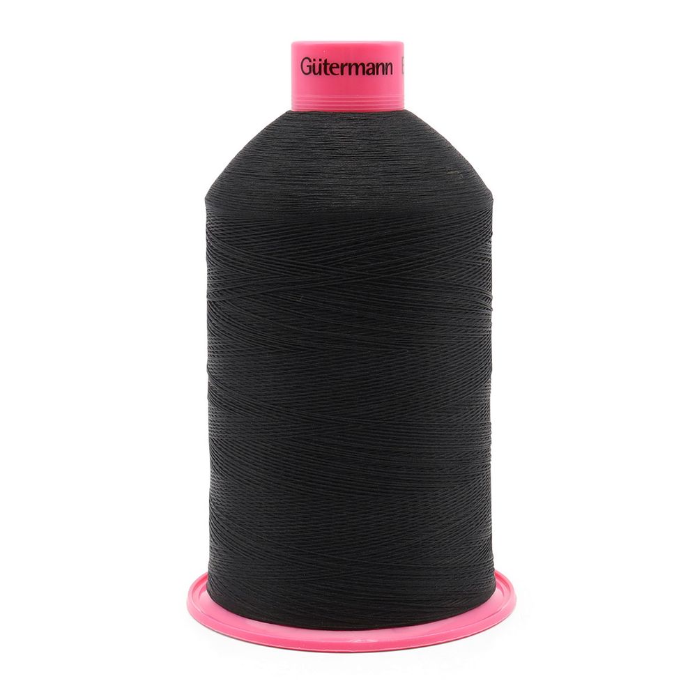 Нитка текстурированная Gutermann E 382, 6000 м, 730815, _000 черный, 1 шт