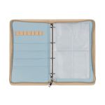 Органайзер для спиц и крючков кожзаменитель 34х21х3 см, 04 голубой, Gamma OGN-03