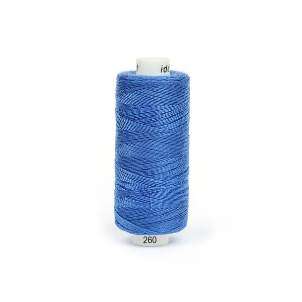 Нитки швейные бытовые Ideal 40/2, 366 м / 10 кат., 260 синий