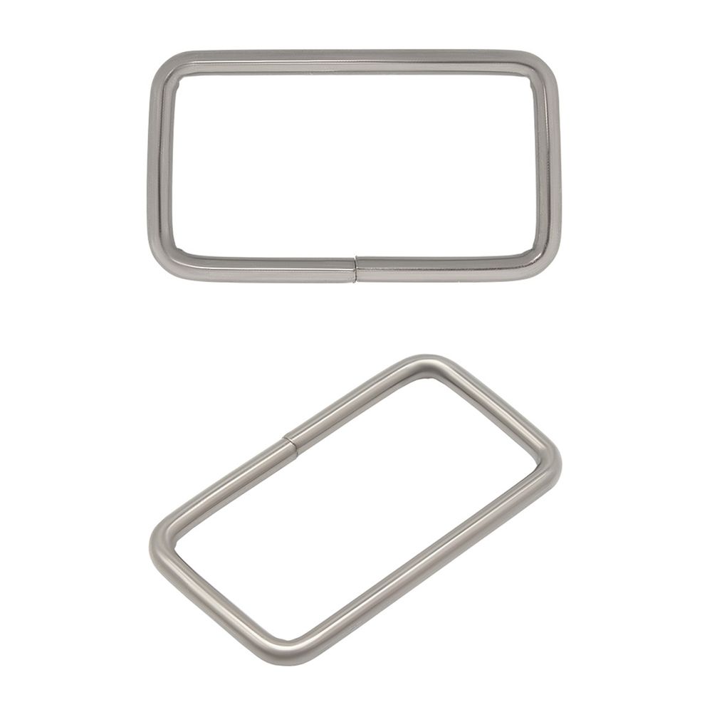 Рамка прямоугольная металл 40х3 мм, чер.никель, 100 шт