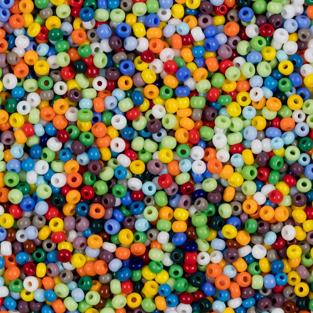 Бисер Preciosa ассорти 11/0 (2.1 мм), 50 г, 19690 разноцветный, 371-99001