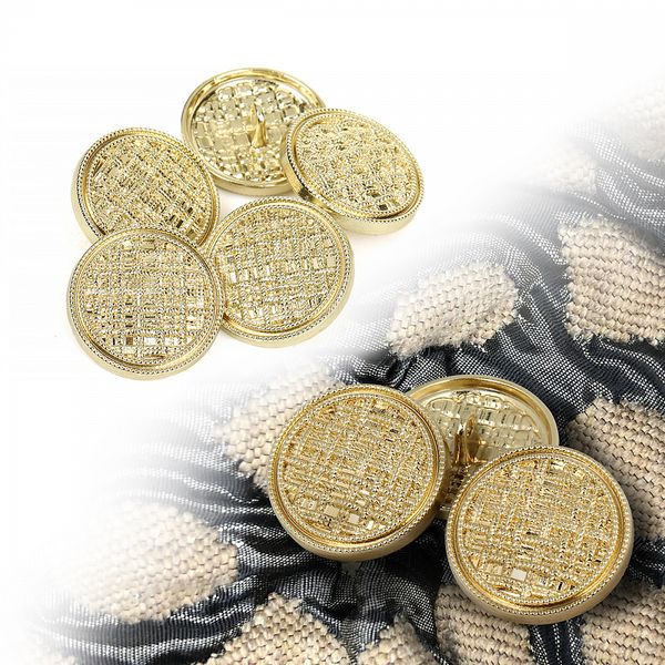 Пуговицы на ножке металлические 36L=23мм, С-MP06 цв.золото, 5 шт