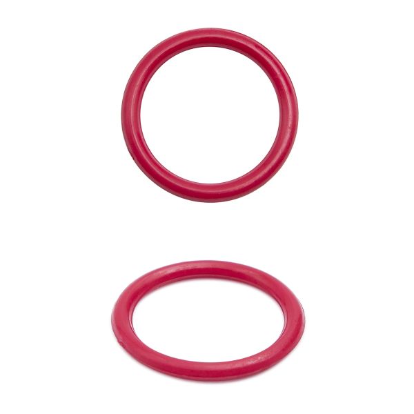 Кольца для бюстгальтера пластик ⌀15.0 мм, C520 т.красный, 100 шт