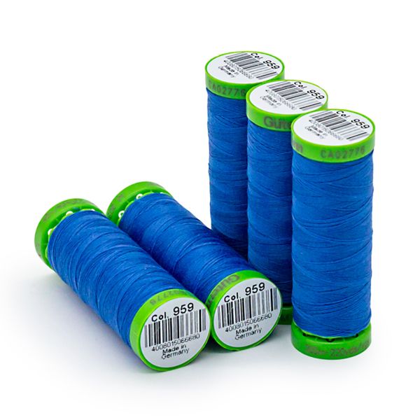 Нитки отделочные Gutermann Top Stitch, 30м, 959 голубой королевский, 5 катушек