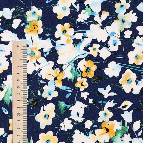 Штапель 90 г/м², 145 см / 2 метра, TBY Vi-E1756-3 цв.E1756-3