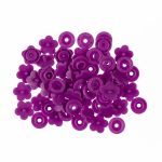 Кнопка рубашечная установочная пластик ⌀12 мм, 15 шт, 012 сиреневый, Micron POM-12 FL