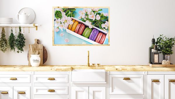 Алмазная (кристальная) мозаика Фрея, Макаруны, 30х20 см