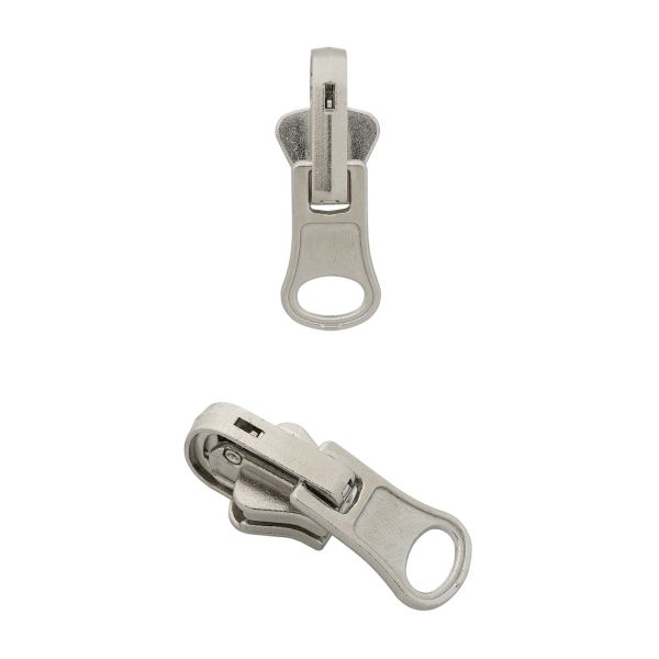 Слайдер (замок) для молнии трактор Т5 (5 мм), автомат, реверсивный упак(1шт) Hobby&Pro (никель)