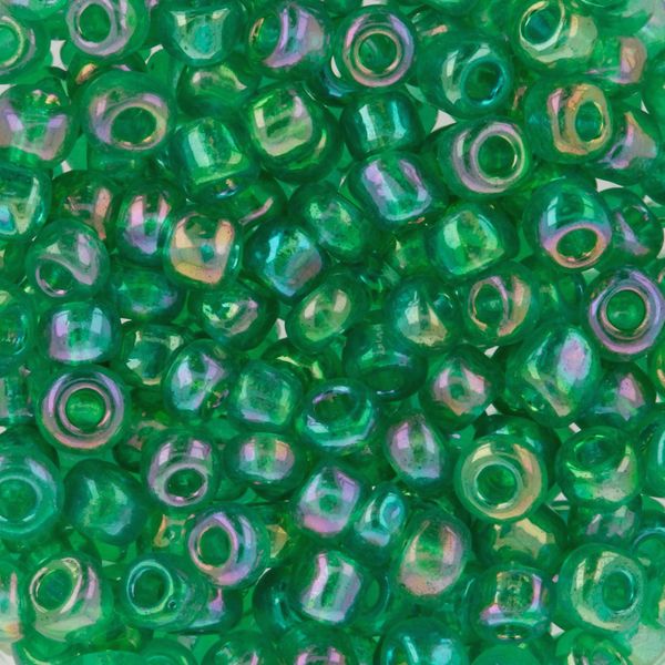 Бисер Zlatka 8/0 (2.9 мм), 100 г (10х10 г), №0167 зеленый, GR