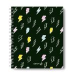 Тетрадь общая с запечатан. пластик. обложкой, 500 мкр, A5+ 96 л. на гребне 65 г/м², белизна 100%, 4 шт, клетка, 000826 Разряд-шоу, Светоч ТЕТ96-002