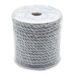Шнур витой ⌀5.0 мм / 18.29 метров, цв.75 серый