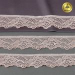Кружево эластичное (стрейч) 30 мм, L839, цв.S098 капучино уп.50м, Kruzhevo