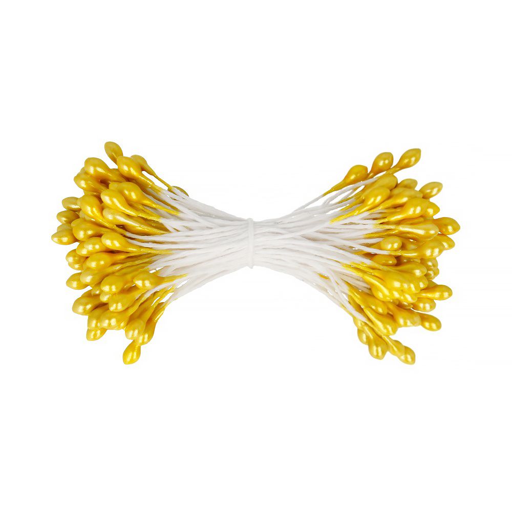 Тычинки для искусственных цветов Fiorico TIC/P-3 10х85 шт, желтый/yellow