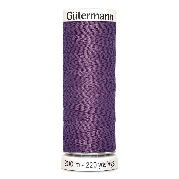 Нитки универсальные Gutermann Sew-all, 200м, 129 т.сиреневый, 5 катушек