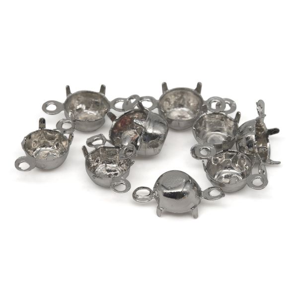 Цап для страз пришивной, 5 мм, 10 шт/упак, Astra&Craft (никель) 4AR2046