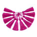 Кисти шторные 70.0 мм, вискоза, цв.025 брусника, 5 шт