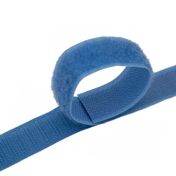 Лента контактная липучка (велкро) пришивная фасовка 20 мм / 25 см, 51 лиловый, /пара/, Hobby&Pro, кач.