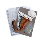 Набор для вышивания нитками Panna, Рождественский лось, 28х33 см