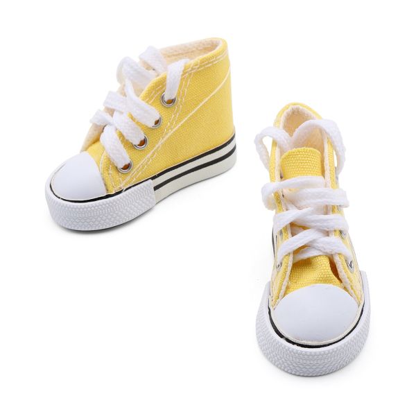 Кеды для кукол 7.5х4.8х3.5 см, 1 пара, цв.желтый, Astra&Craft, SH-0072
