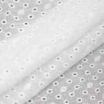 Ткань шитьё (прошва) 100 г/м², 150 см / 15 метров, TBY.Emb.2 белый