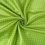 Ткань блузочная Poly satin 75 г/м², 200х145 см, 19 салатовый/ белый, Gamma PSS-002