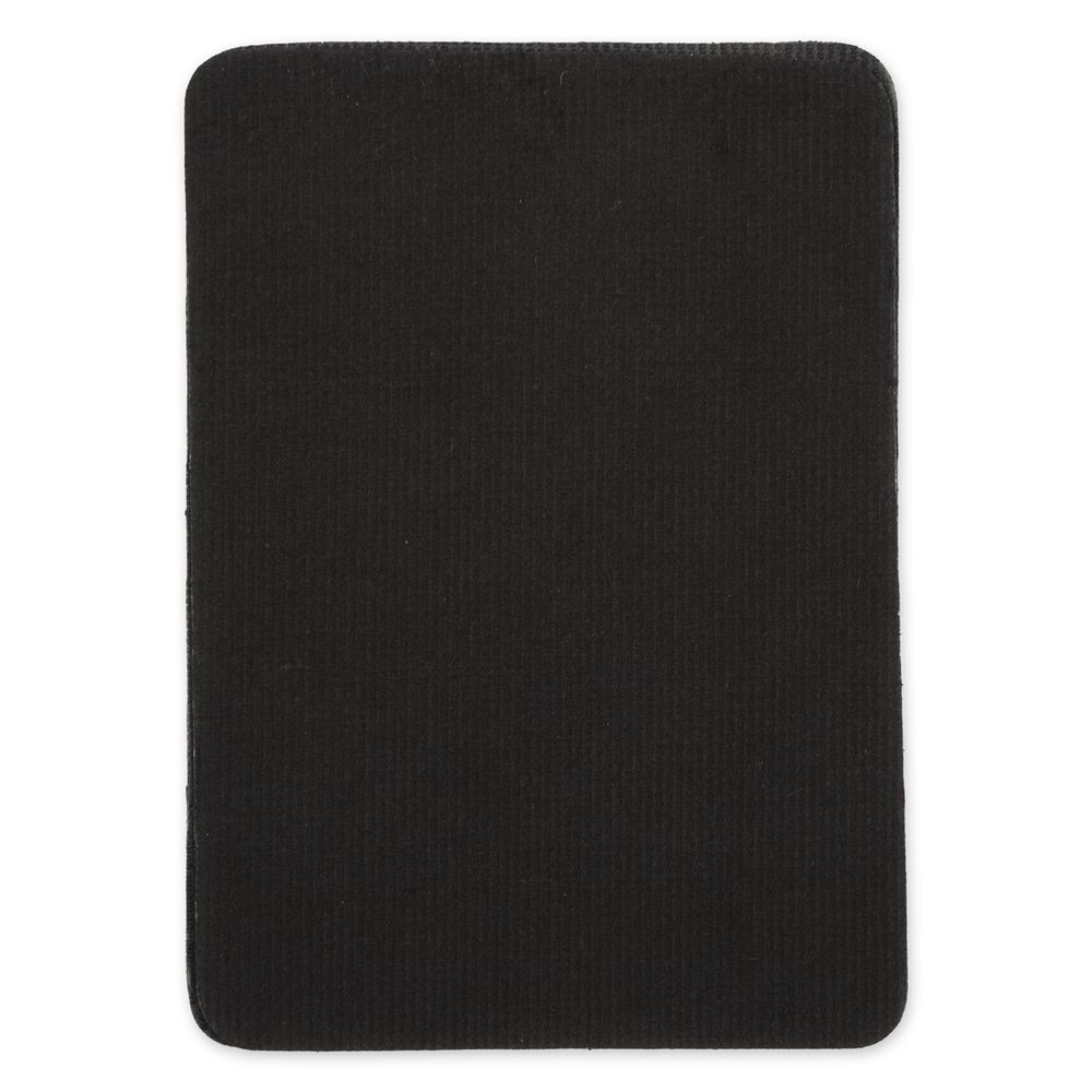 Термозаплатка Прямоугольник 14х10 см, ZAP, №08 вельвет черный, Gamma ZAP