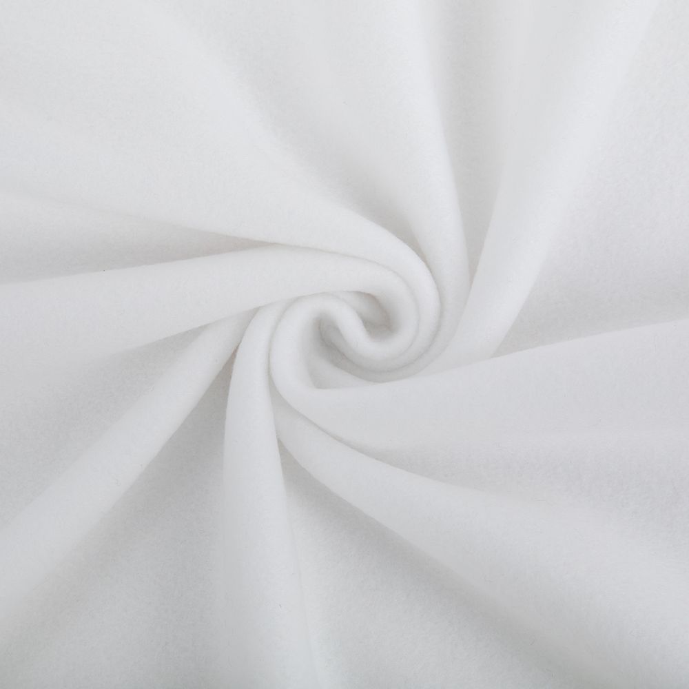 Флис 2-сторонний 280 г/м², 150х160±5 см, белый/white, Gamma FG-005N