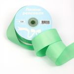 Лента репсовая (в рубчик) 38.0 мм, 530 пастел.мятный уп. 27,4м