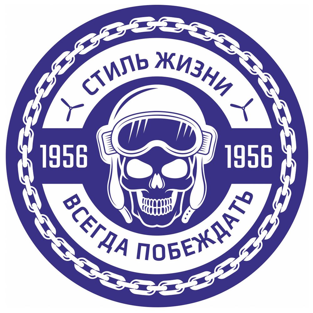 Термотрансфер №04, 1 шт, M-411 Череп 9х9 см, Gamma