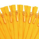 Молния спираль (витая) Arta Т5 (5 мм) 1 зам., н/раз., 18 см, цв. 506 желтый, уп.10 шт