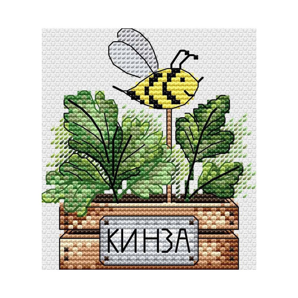 Набор для вышивания МП Студия Кинза 9х10см, М-638