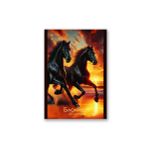 Блокнот на скобе, A6 48 л. 10 шт клетка, Грациозный галоп 01731, Б261 Светоч