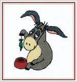 Набор для вышивания нитками Klart, Союзмультфильм. Подарок для Иа, 12х13 см