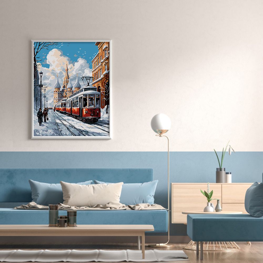 Картина по номерам Фрея PNB/PL-270, В центре города, 50х40 см